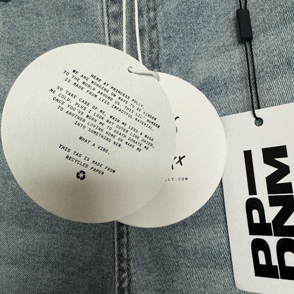 NWT, Princess Polly Denim Organic Cotton Blend Nelson Skinny Denim - Picture 6 of 6